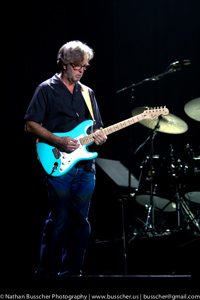 During the Eric Clapton concert